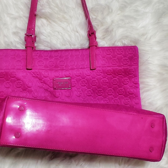 Michael Kors  pink quilted tote - Picture 3 of 8